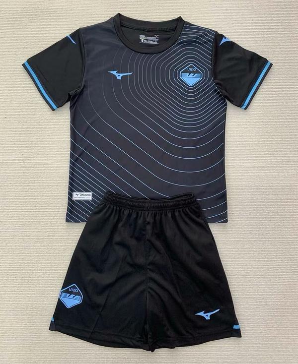 Kids-Lazio 24/25 Third Black Soccer Jersey